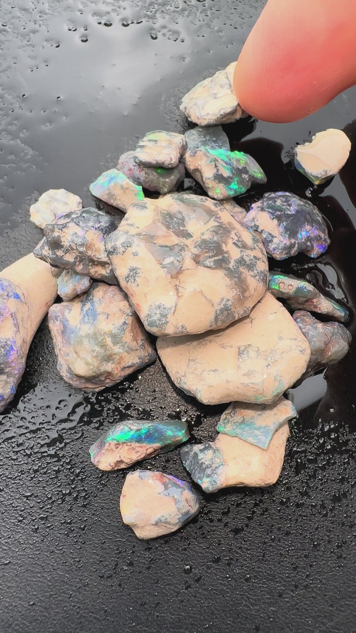 28.4g Lightning Ridge Nobby Rough Opal Parcel